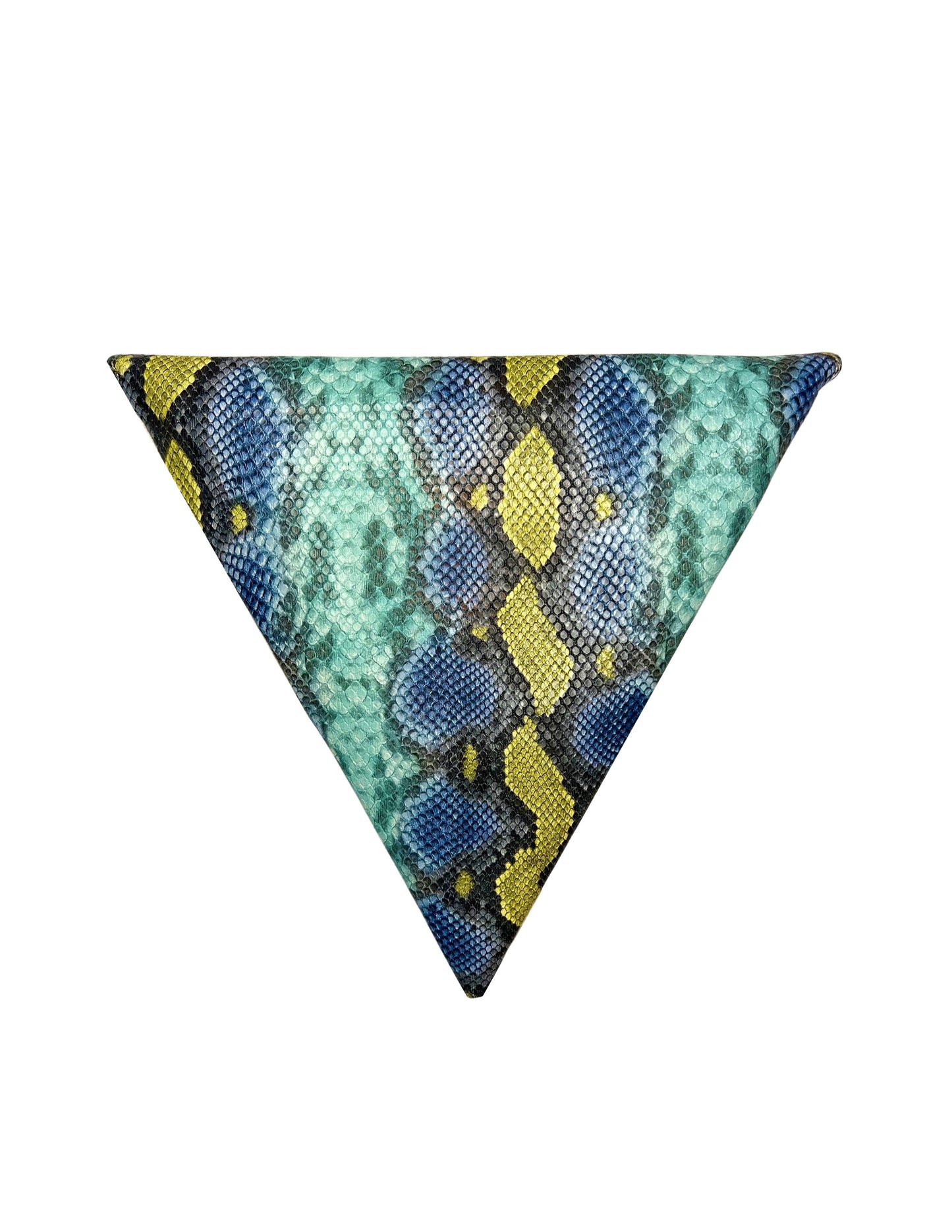 Blue Viper Fur Clutch