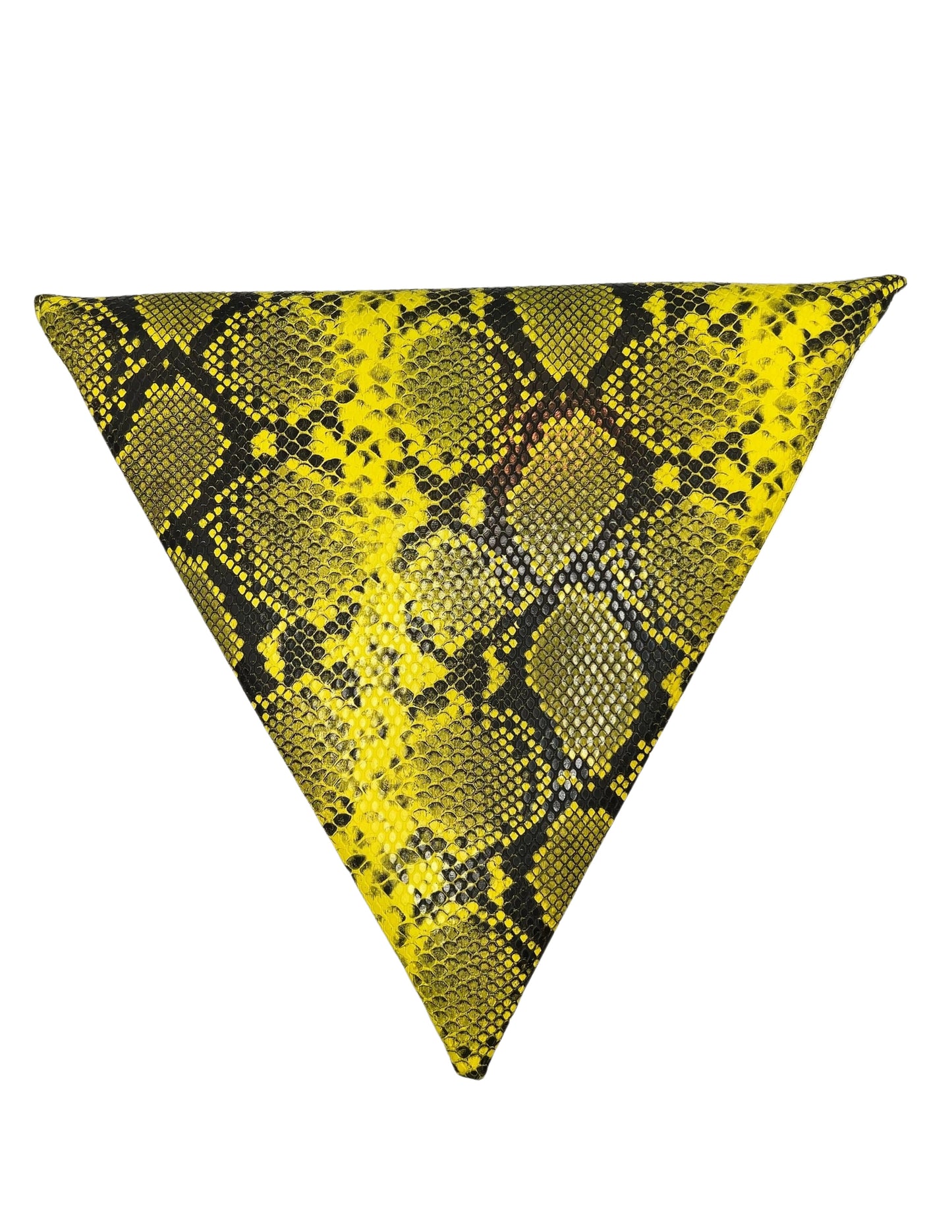 Yellow Python Clutch